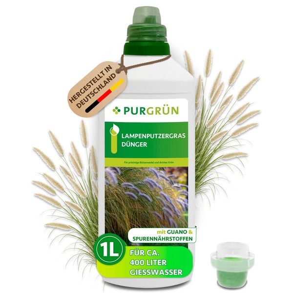 PurgrüN Lampenputzergras DüNger, Npk 7+5+6, Guano, Kalium, 1L-image