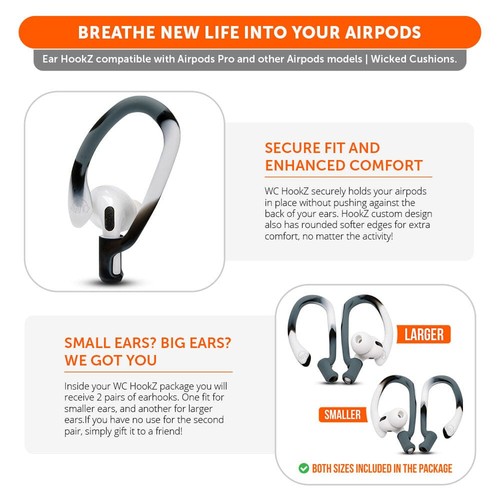 WC HookZ - Over Ear Haken für Airpods Pro 1, 2 & Airpods 1, 2, 3 - Bild 18 von 35