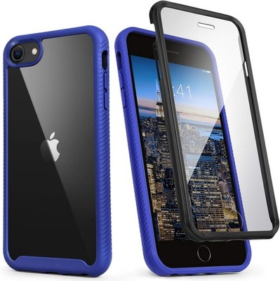 iPhone SE 2020 Case, iPhone 8 & 7 & SE 2022 Case, Slim Fit Full-Body Cover, Blue