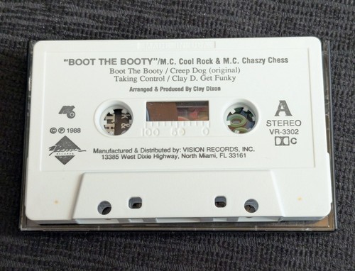MC Cool Rock & MC Chaszy Chess Boot The Booty Cassette (1988) Florida Electro - Imagen 3 de 19