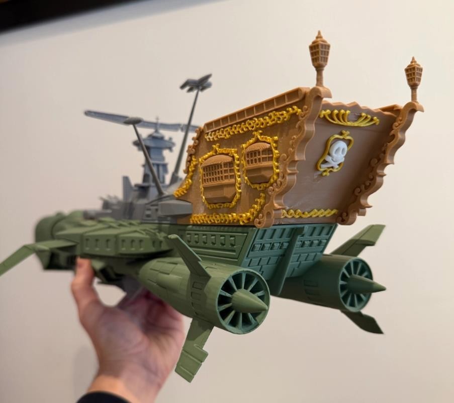 Pirata Espacial Capitán Harlock the Arcadia Conjunto Modelo Kit Impresión 3D