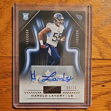 Panini Playbook Harold Landry Rookie Autograph #126 /10 Tennessee Titans 2018