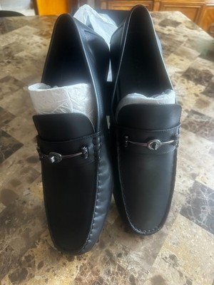 COACH モットドライバー（ブラック） COACH Men's Shoes Loafer Size 10D US Black Leather MOTT DRIVER SIG