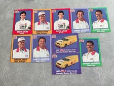 Lot (10) 1992 Kellogg's Corn Flakes Racing Cereal Promo Cards 5 Different WSC