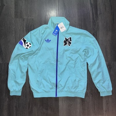 Adidas Seattle Sounders Mens Small Archive Anthem Track Jacket Soccer MLS NEW