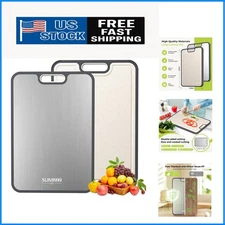 2-in-1 Titanium Cutting Board 16"x11" - Enhance Your Kitchen Experience