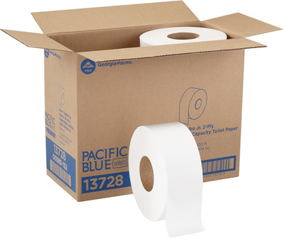 Pacific Blue Select 2-Ply Jumbo Jr. 9'' Toilet Paper by GP PRO (), 13728, 1,000 L