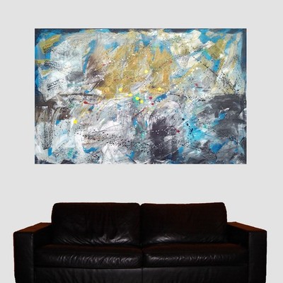 Original XXL Künstler Gemälde signiert WEHL Modern Kunst Art Malerei groß