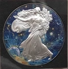 American Eagle 2025 Starry Night Edition limited 100 999 fine silver 1 oz