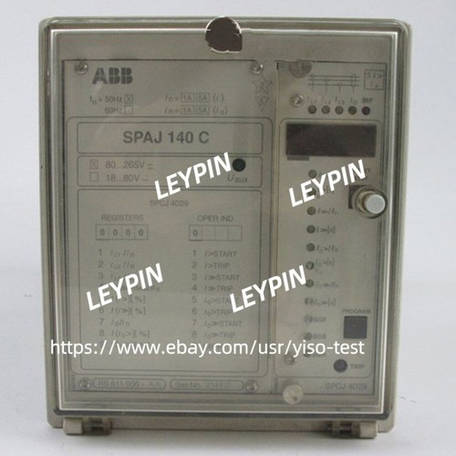 One Used Abb SPAJ 140 C SPAJ 140 C-AA Relay Tested Good OK #$ - Picture 3 of 4