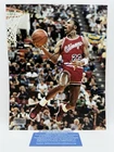 Michael Jordan Signed Chicago Bulls 'Rookie Dunk' 8x10 Photo AD COA NBA HOF