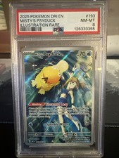 PSA 8 Misty's Psyduck 193/182 Sv10: Destined Rivals Holo