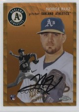 2023 Topps Chrome Platinum Anniversary Gold Wave Refractor 25/50 Norge Ruiz 1n0y