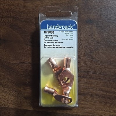 4 Pieces SMP Handy Pack HP2800 Copper Battery Cable Lug