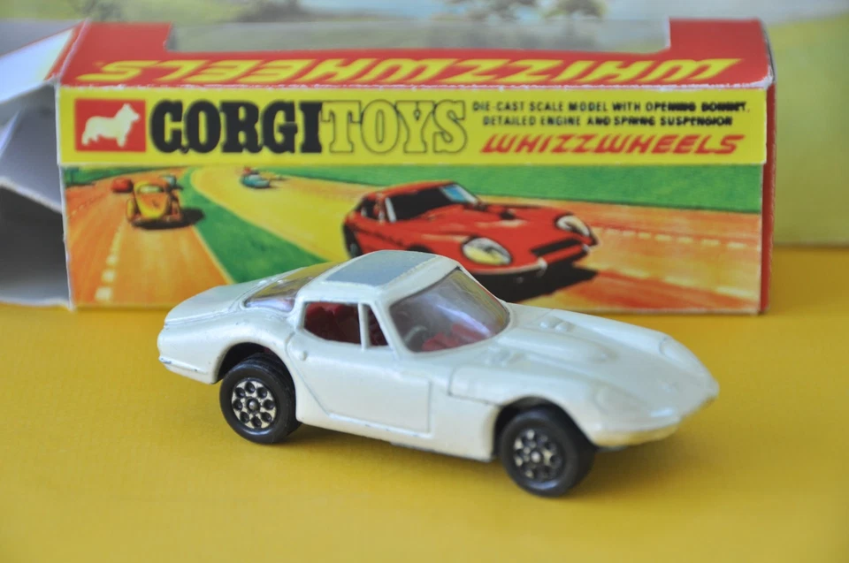 Corgi Toys 377 Marcos 3 Litre in printed reprobox rare colour - Bild 4 von 4