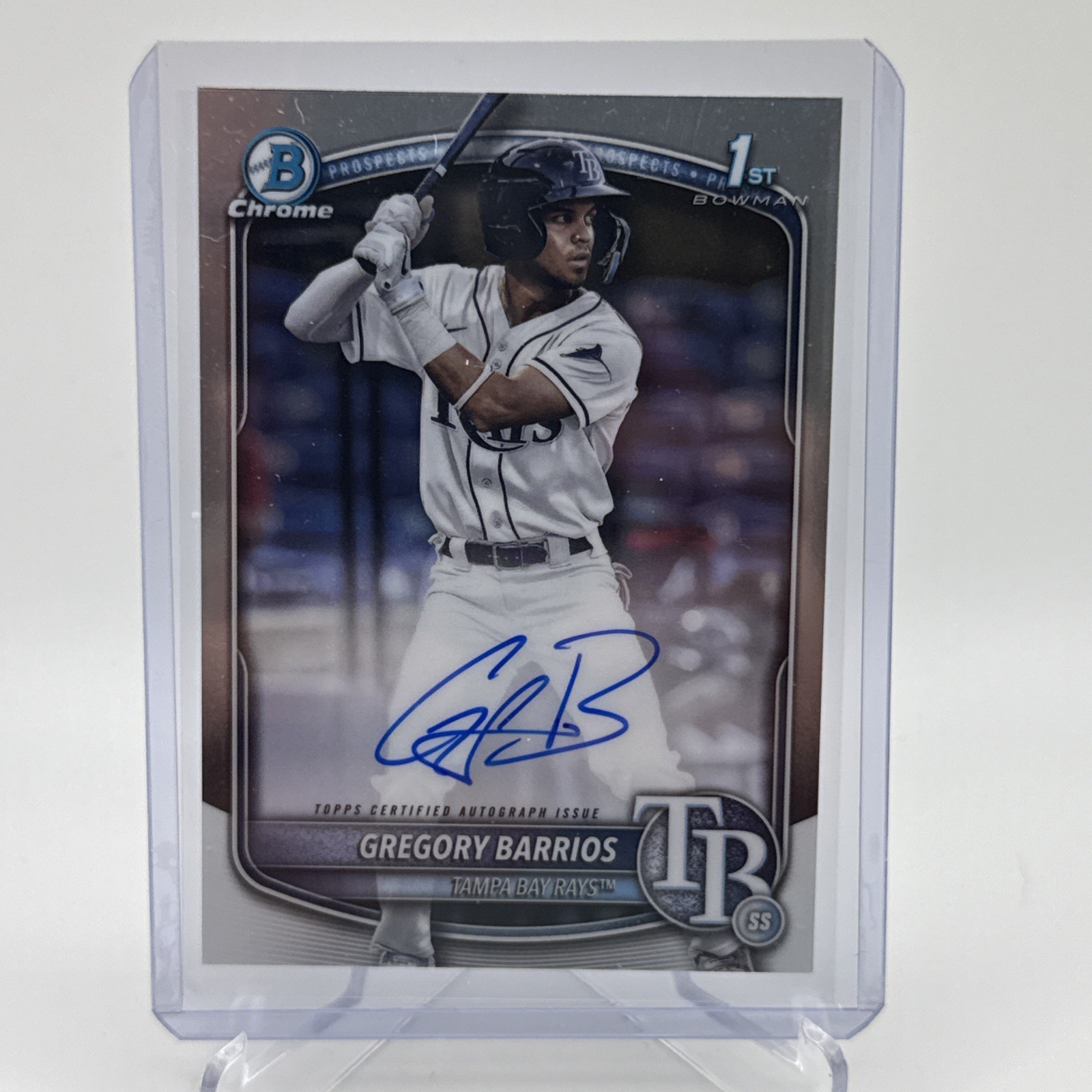 GREGORY BARRIOS 2025 BOWMAN CHROME 1ST AUTOGRAPH BASEBALL AUTO Q1940