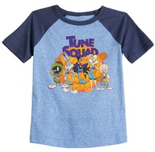 Boys Looney Tunes "Tune Squad" Raglan Graphic Tee by Jumping Beans Size 4 NWT