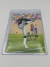 Ray Guy Signed Autographed NFL HOF Goal Line Art Card GOLD GLAC RAIDERS JSA