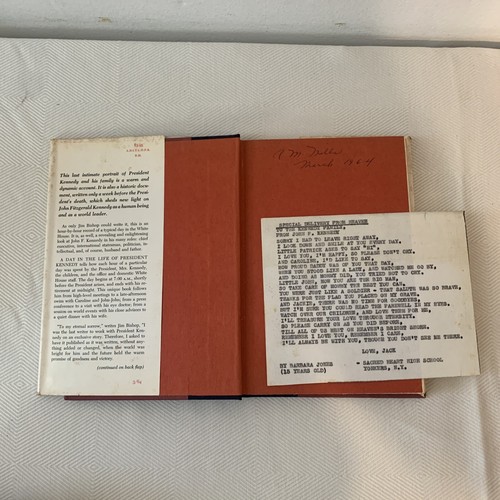 A Day In The Life Of President Kennedy (1964 Hardcover) First Edition - Picture 3 of 8