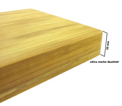 BAMBUS HACKBRETT 2,6 kg! HIT 38x31x3,5 cm SCHNEIDEBRETT Holzbrett Hackblock  | eBay.de
