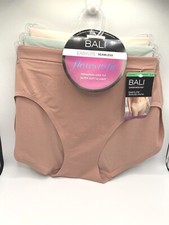 NEW Bali 3 Pair Comfort Revolution EasyLite Seamless Hipsters XL/8 DFESP3 Mixed
