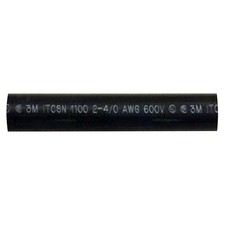 6" Black 1.10" ID 2-4/0 AWG Heat Shrink Tubing 3:1 Adhesive Lined Wrap - USA