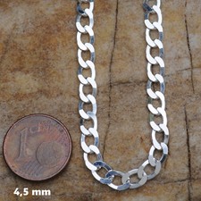 Panzerkette Silberkette Collier 925 Sterlings...
