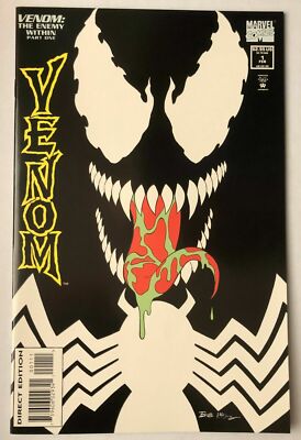  Marvel Legends & Lore Inc''VENOM THE ENEMY WITHIN'' #1 Signed By Bob McLeod # 620