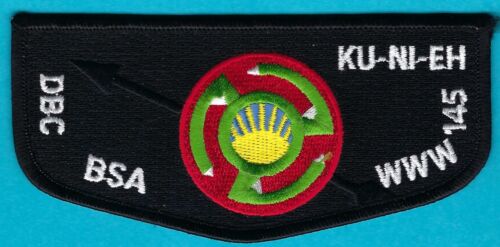 KU-NI-EH LODGE 145 OHIO BOY SCOUT OA FLAP PATCH S23 - Picture 1 of 1