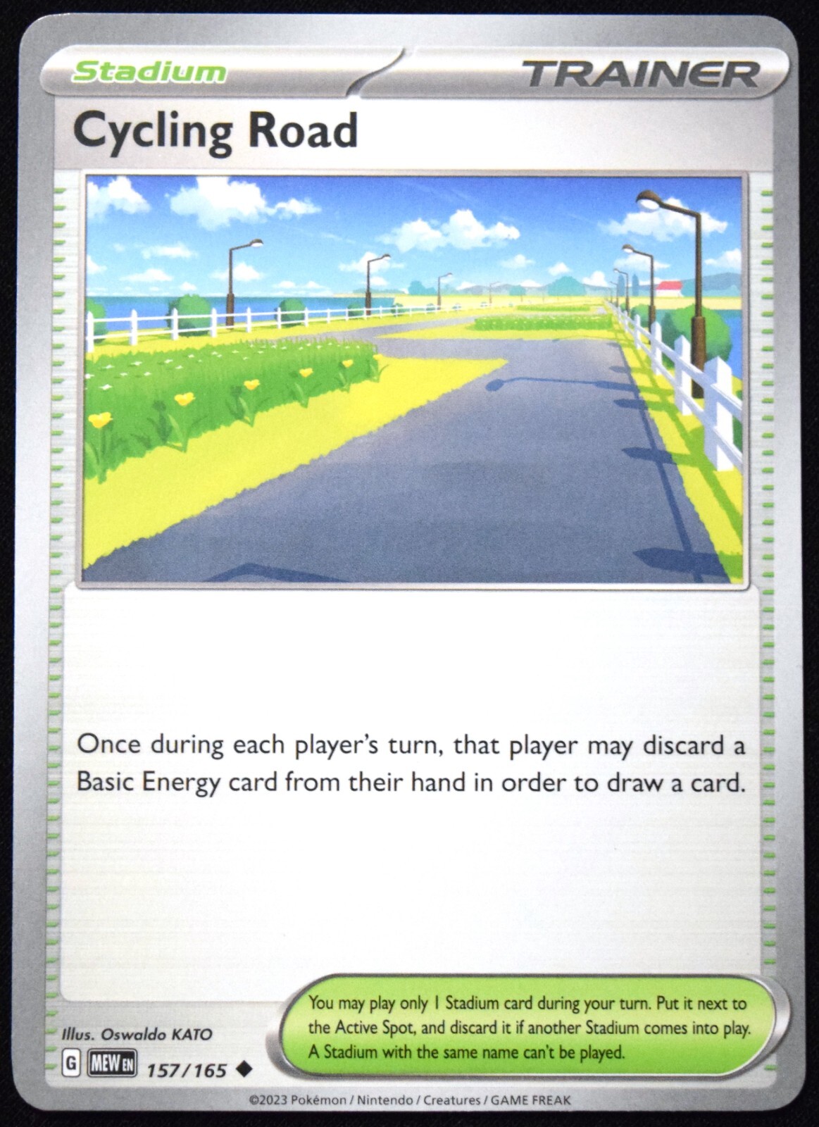 Pokemon TCG Cycling Road 157/165 2023 Scarlet & Violet 151 Uncommon Card - NM