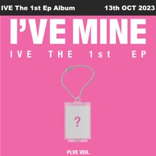 IVE I'VE MINE The 1st Ep Album PLVE Ver QRCard Photocard Etc Tracking Number