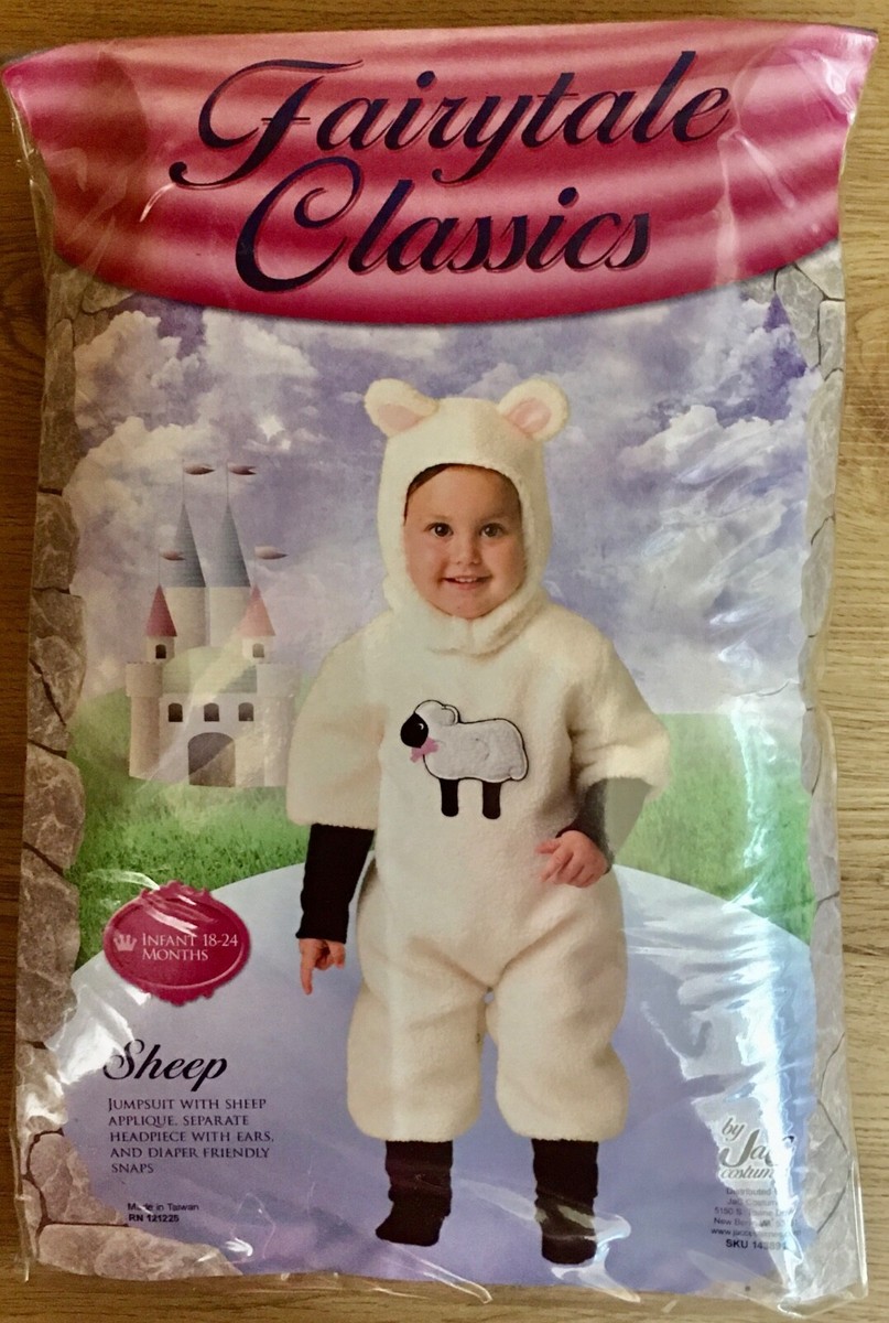 Lovely Lamb Sheep Plush Costume Baby Infant Toddler 12-18 months
