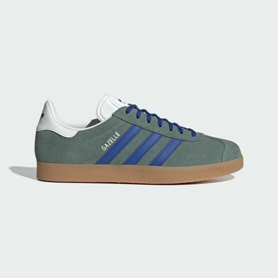 blue leather gazelles