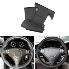 Schwarz LederLenkrad Lenkradbezug Für Mercedes Benz C-Class W203 SLK-Class R171
