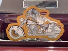 VINTAGE INDIAN MOTORCYCLE PORCELAIN SIGN