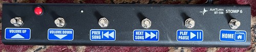 Fits AirTurn Pedal board BT500S-4 Stomp 6 Switch BT-106 Sticker Set - Picture 2 of 2