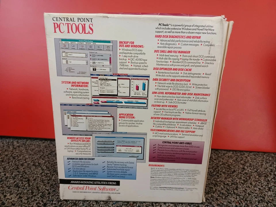 Vintage Central Point PC Tools Utility Software 7.1 - Image 2 of 4