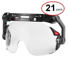 Milwaukee 48-73-1411 BOLT Eye Visor/Face Shield, Clear Dual Coat Lens - (21Pack)