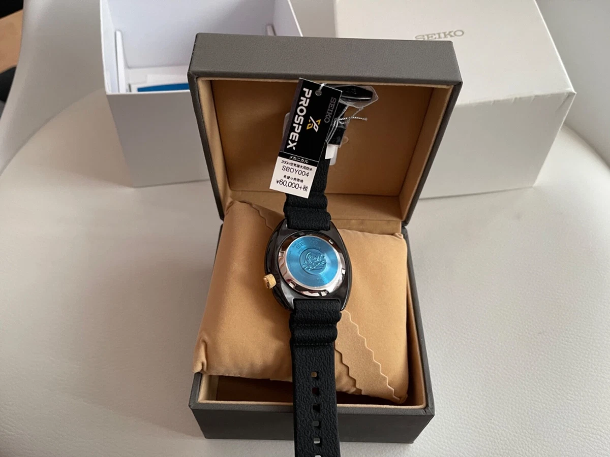 Seiko Prospex schwarzes Zifferblatt Herrenuhr - SBDY004