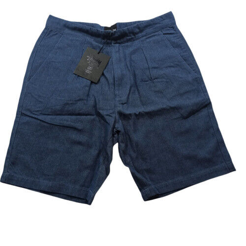 Stussy Logo Painted Denim Shorts Blue 38 Vintage Used Stussy Logo Painted Denim Shorts Blue 38 Vintage Used