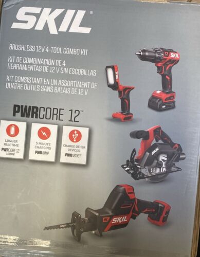 SKIL PWRCORE Brushless 12 V -4 Tool Combo Kit - Picture 4 of 4