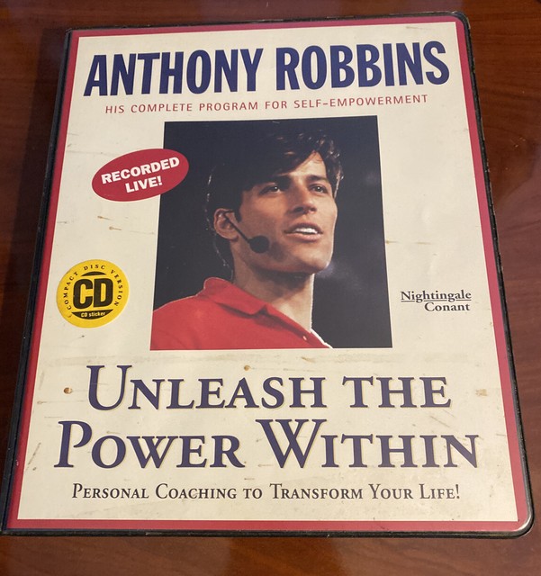 Anthony Robbins Unleash The Power Within 6 CD Set With Guidebook U2 for