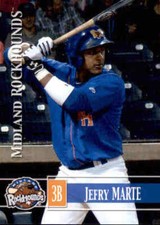 2014 Midland RockHounds Grandstand #19 Jefry Marte Dominican Republic DR Card