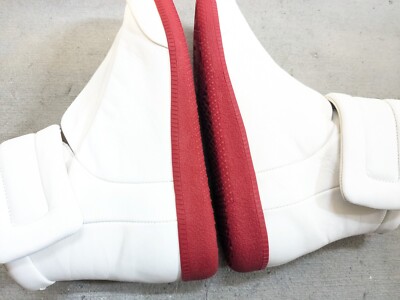 Maison Margiela Future White Red Men 9 42 Leather High Top