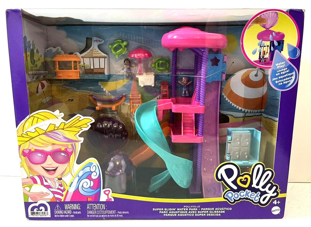 Mattel Polly Pocket Pollyville Super Slidin Water Park Playset, 1 ct -  Kroger