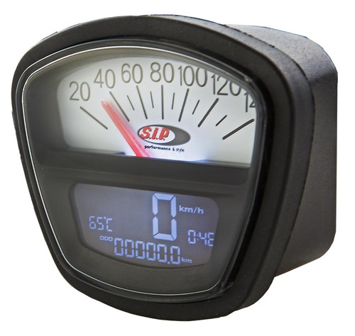 LAMBRETTA SIP V2 DIGITAL SPEEDO - REV COUNTER - SERIES 3 - GP - WHITE BRAND NEW - Picture 3 of 4