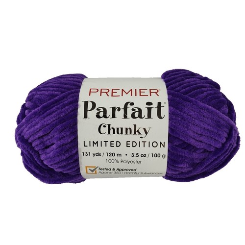 Premier Yarns Basix – Eggplant Color, 100% Acrylic, 7 Oz/200g, 359 Yards, Medium Weight #4 Yarn - View #4