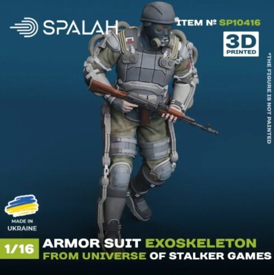 Armored suit exoskeleton from universe of 
