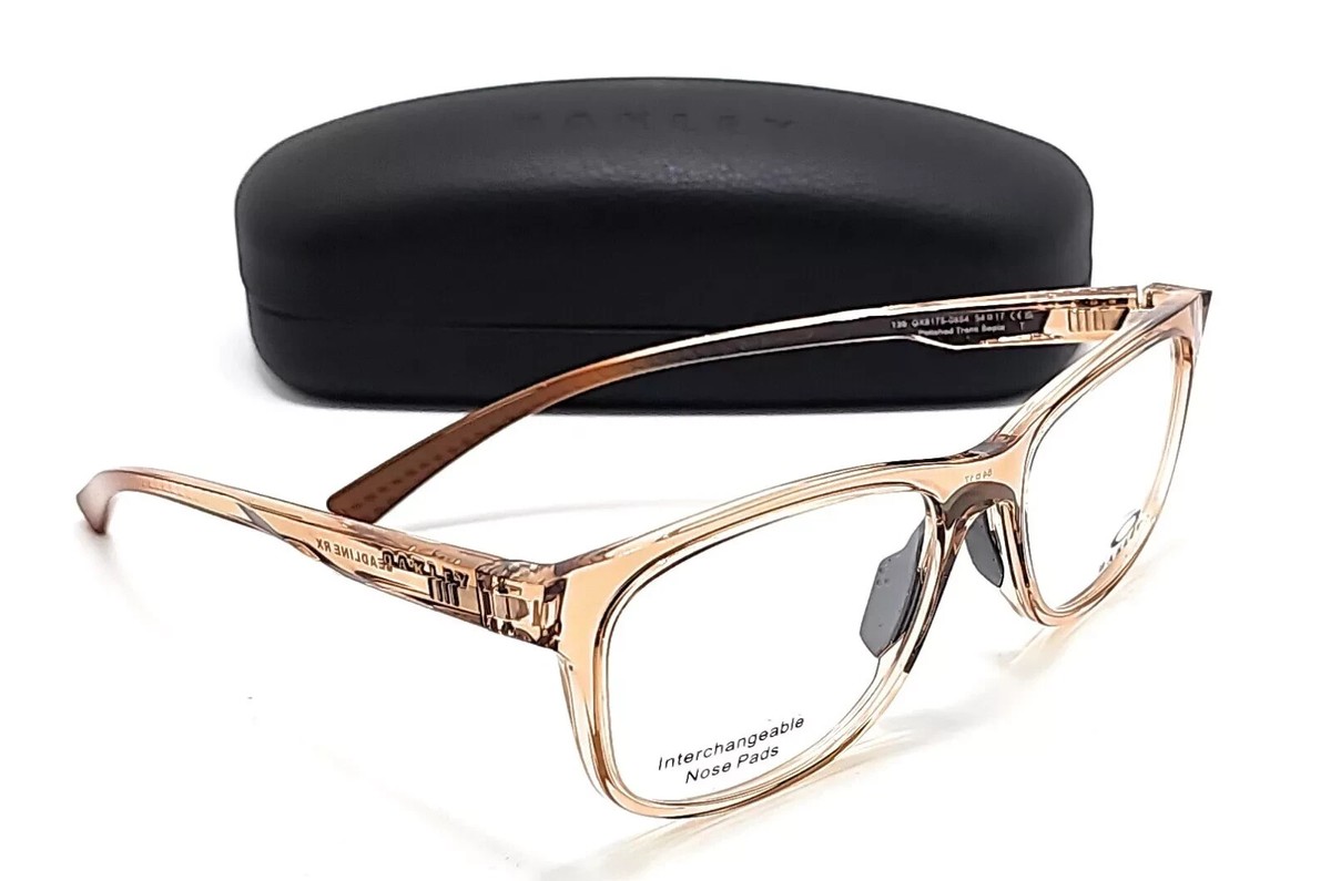 Oakley Leadline OX8175-0854 Polished Transparent Sepia Eyeglass