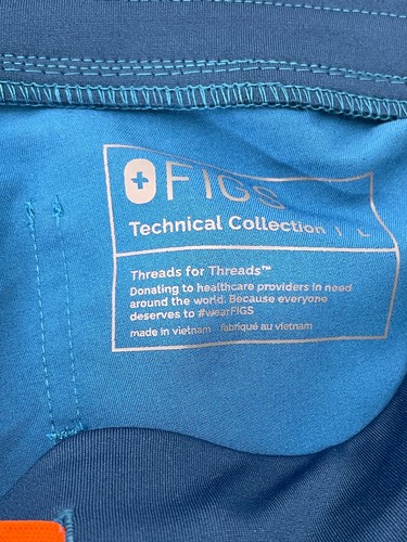 Pantalones Médicos Figs Zamora Jogger Azul Teal Colección Técnica Para Mujer GRANDES - Imagen 6 de 8